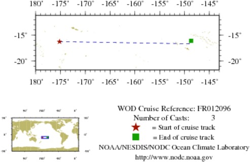 NODC Cruise FR-12096 Information