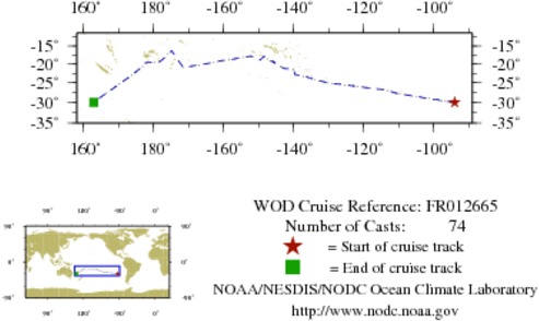 NODC Cruise FR-12665 Information
