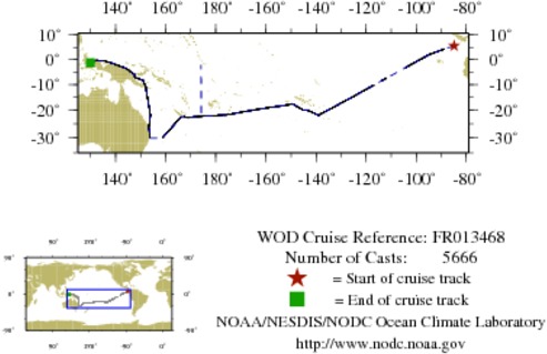 NODC Cruise FR-13468 Information
