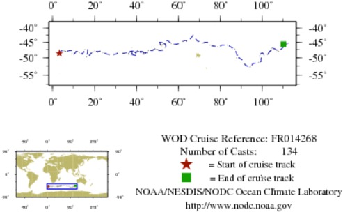 NODC Cruise FR-14268 Information