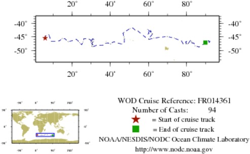 NODC Cruise FR-14361 Information