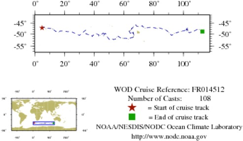 NODC Cruise FR-14512 Information