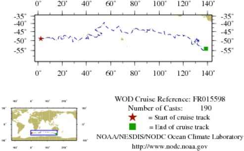 NODC Cruise FR-15598 Information