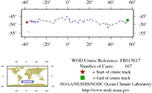 NODC Cruise FR-15617 Information