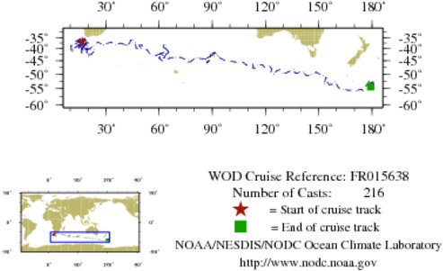 NODC Cruise FR-15638 Information
