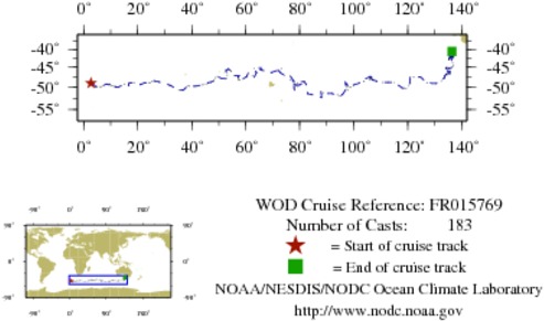 NODC Cruise FR-15769 Information