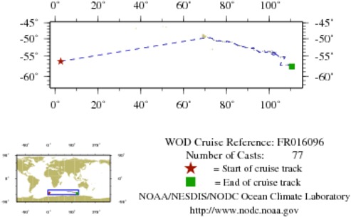 NODC Cruise FR-16096 Information