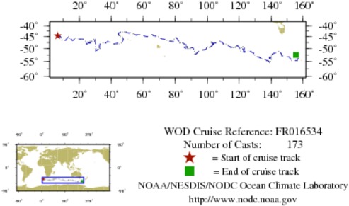 NODC Cruise FR-16534 Information
