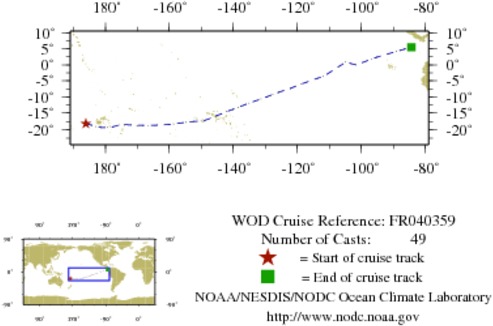NODC Cruise FR-40359 Information