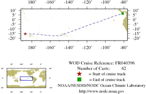 NODC Cruise FR-40396 Information