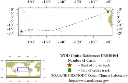 NODC Cruise FR-40464 Information