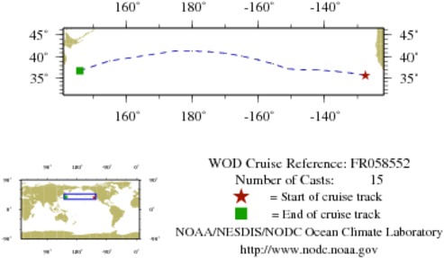 NODC Cruise FR-58552 Information