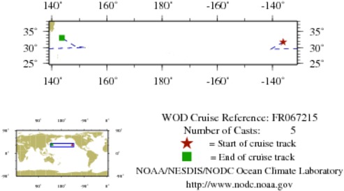 NODC Cruise FR-67215 Information