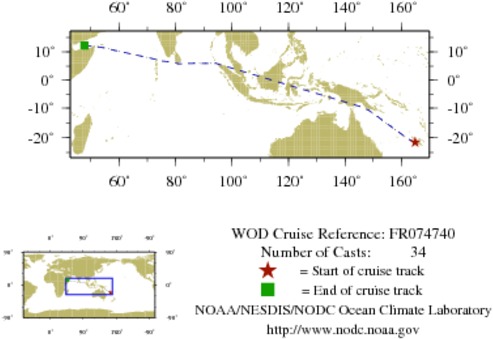 NODC Cruise FR-74740 Information