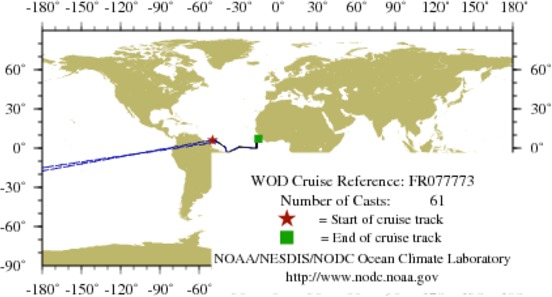 NODC Cruise FR-77773 Information