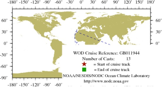 NODC Cruise GB-11944 Information