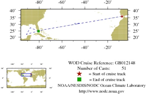 NODC Cruise GB-12148 Information