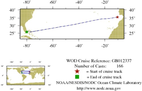 NODC Cruise GB-12337 Information