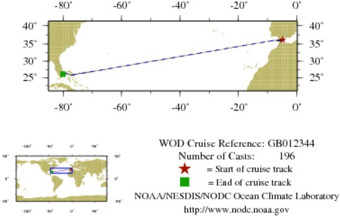 NODC Cruise GB-12344 Information