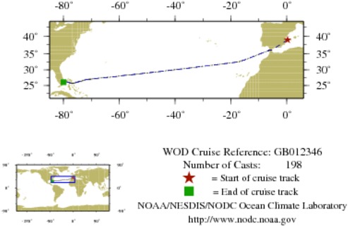 NODC Cruise GB-12346 Information