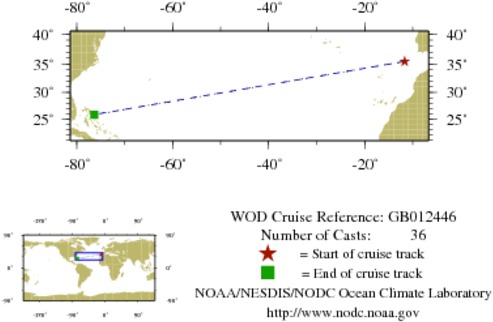 NODC Cruise GB-12446 Information