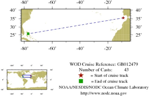 NODC Cruise GB-12479 Information