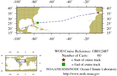 NODC Cruise GB-12487 Information