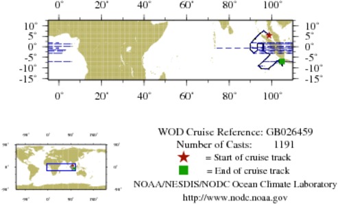 NODC Cruise GB-26459 Information