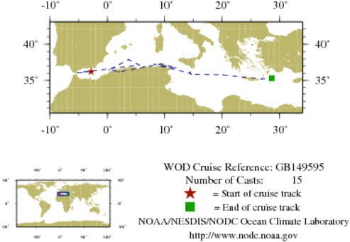 NODC Cruise GB-149595 Information