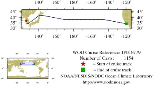 NODC Cruise JP-16779 Information