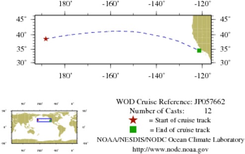 NODC Cruise JP-57662 Information