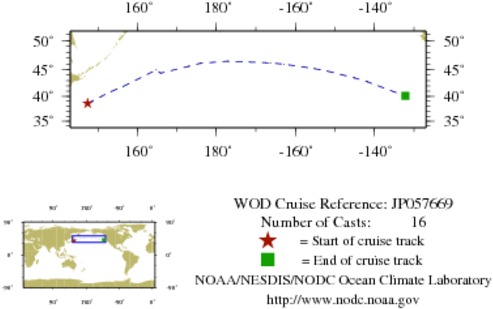 NODC Cruise JP-57669 Information