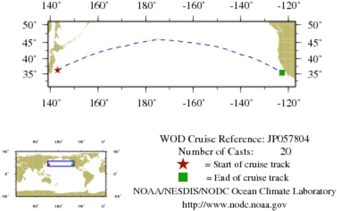 NODC Cruise JP-57804 Information