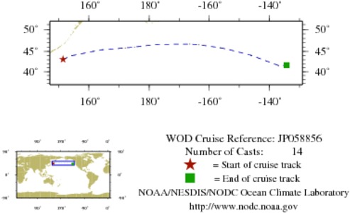 NODC Cruise JP-58856 Information