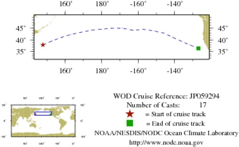 NODC Cruise JP-59294 Information