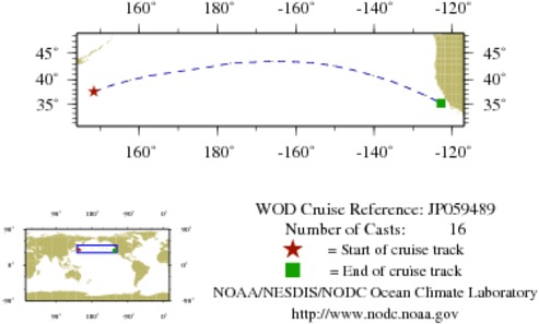 NODC Cruise JP-59489 Information