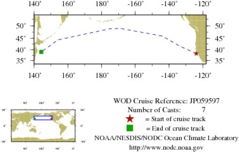 NODC Cruise JP-59597 Information