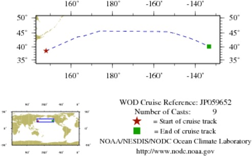 NODC Cruise JP-59652 Information