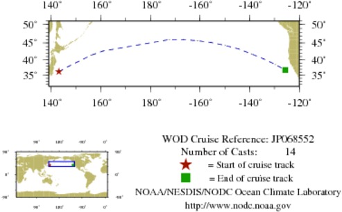 NODC Cruise JP-68552 Information