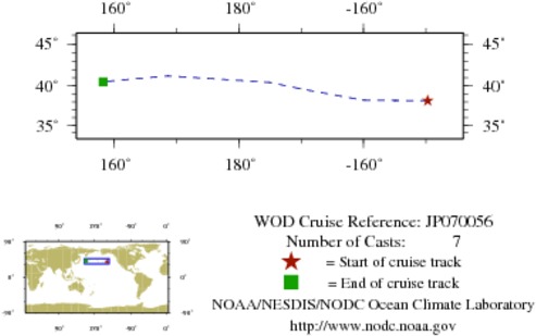 NODC Cruise JP-70056 Information