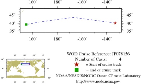 NODC Cruise JP-78156 Information
