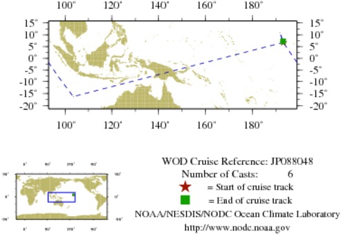 NODC Cruise JP-88048 Information
