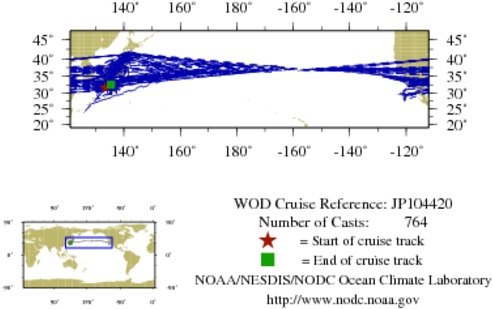 NODC Cruise JP-104420 Information