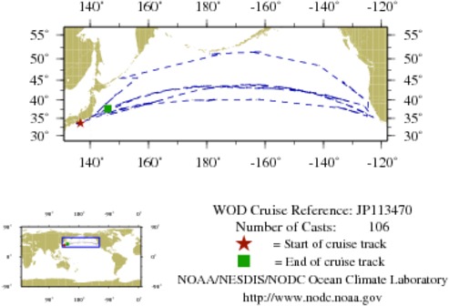 NODC Cruise JP-113470 Information