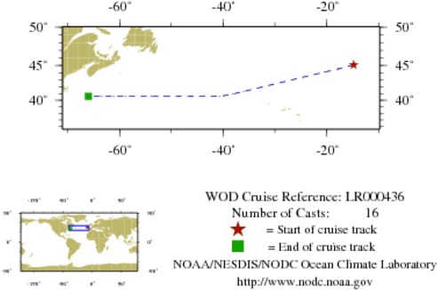 NODC Cruise LR-436 Information