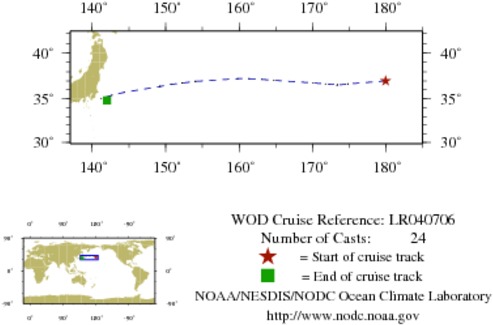 NODC Cruise LR-40706 Information