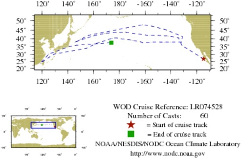 NODC Cruise LR-74528 Information