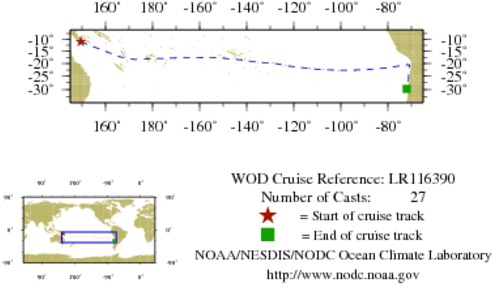 NODC Cruise LR-116390 Information