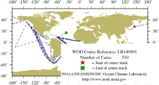 NODC Cruise LR-140901 Information
