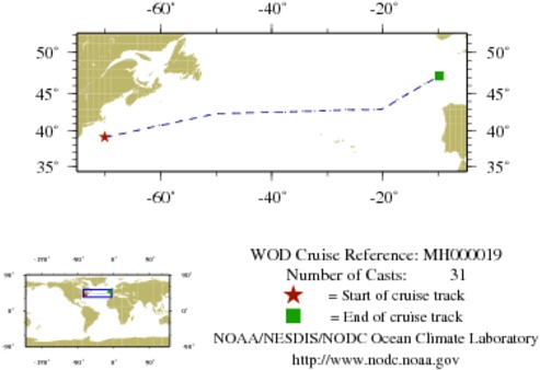 NODC Cruise MH-19 Information
